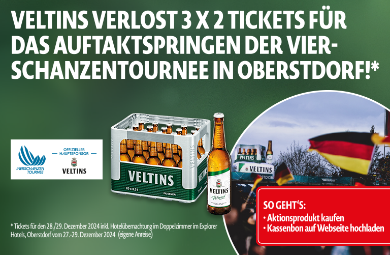 Jetzt teilnehmen beim VELTINS Gewinnspiel und gewinnen!